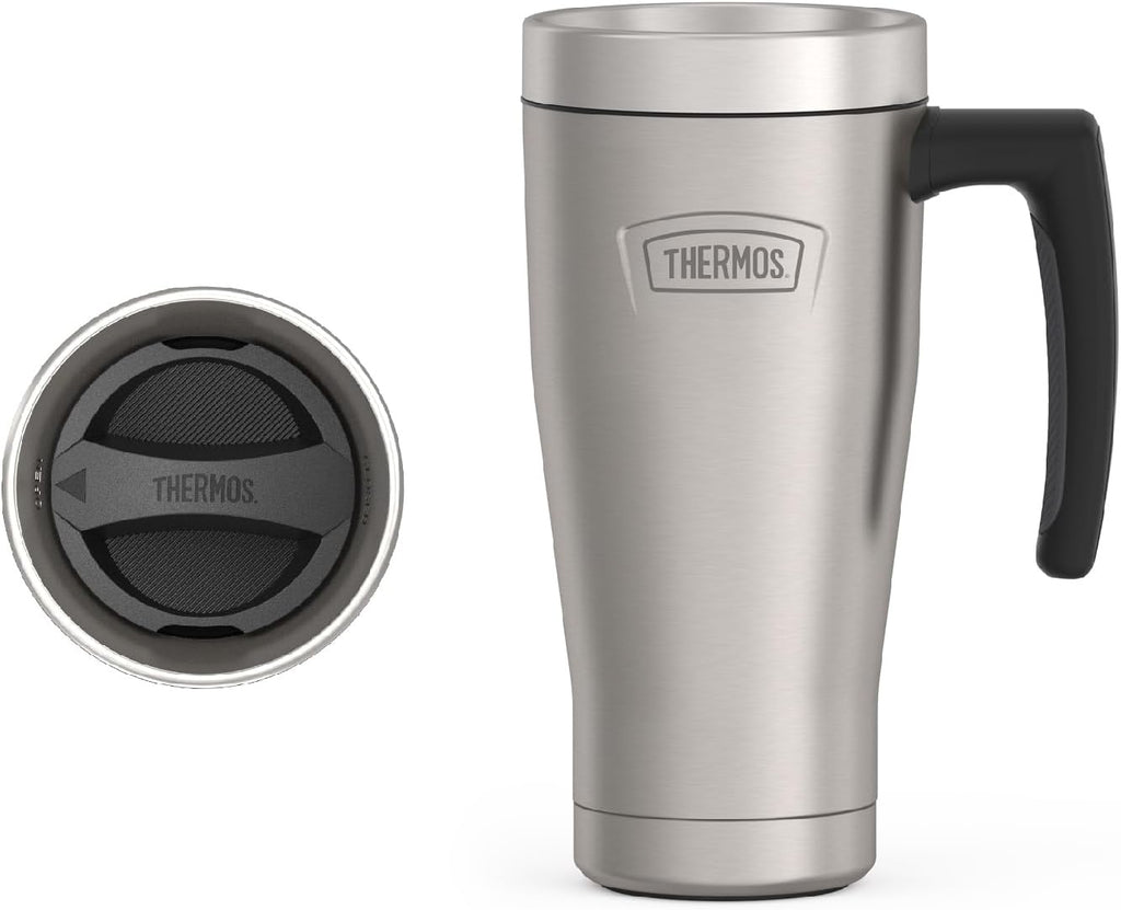 THERMOS ICON Series Stainless Steel Mug Matte Stainless Steel16 oz