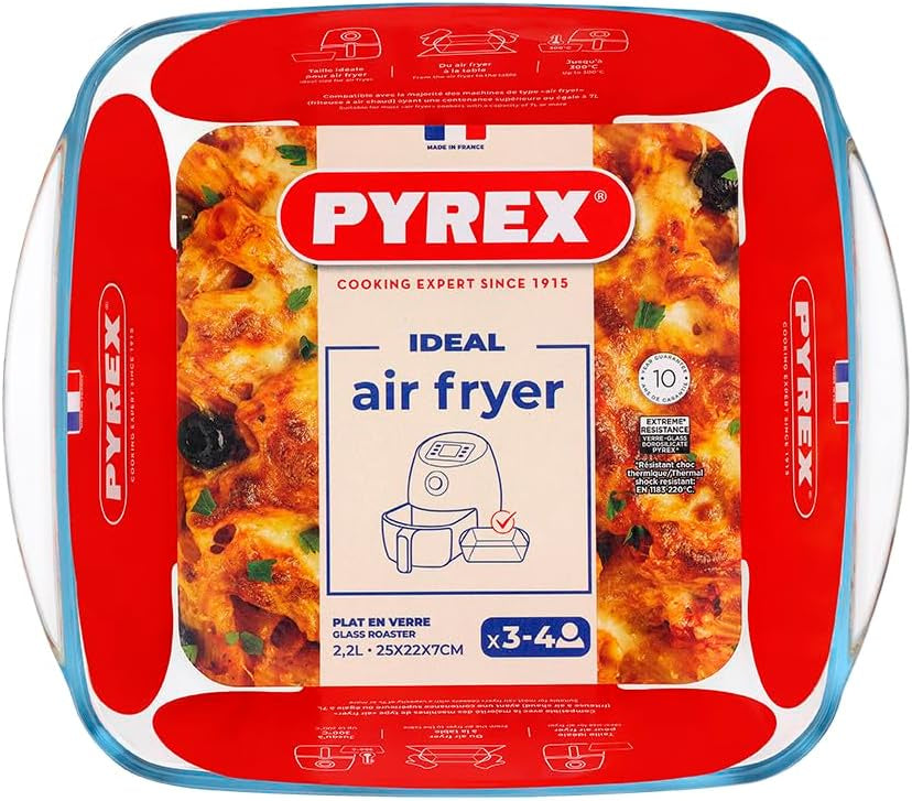 Pyrex Airfryer 2L Square Dish