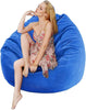 Corduroy Bean Bag Chair Blue