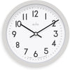 Acctim Elstow 20Cm Wall Clock Dijon White