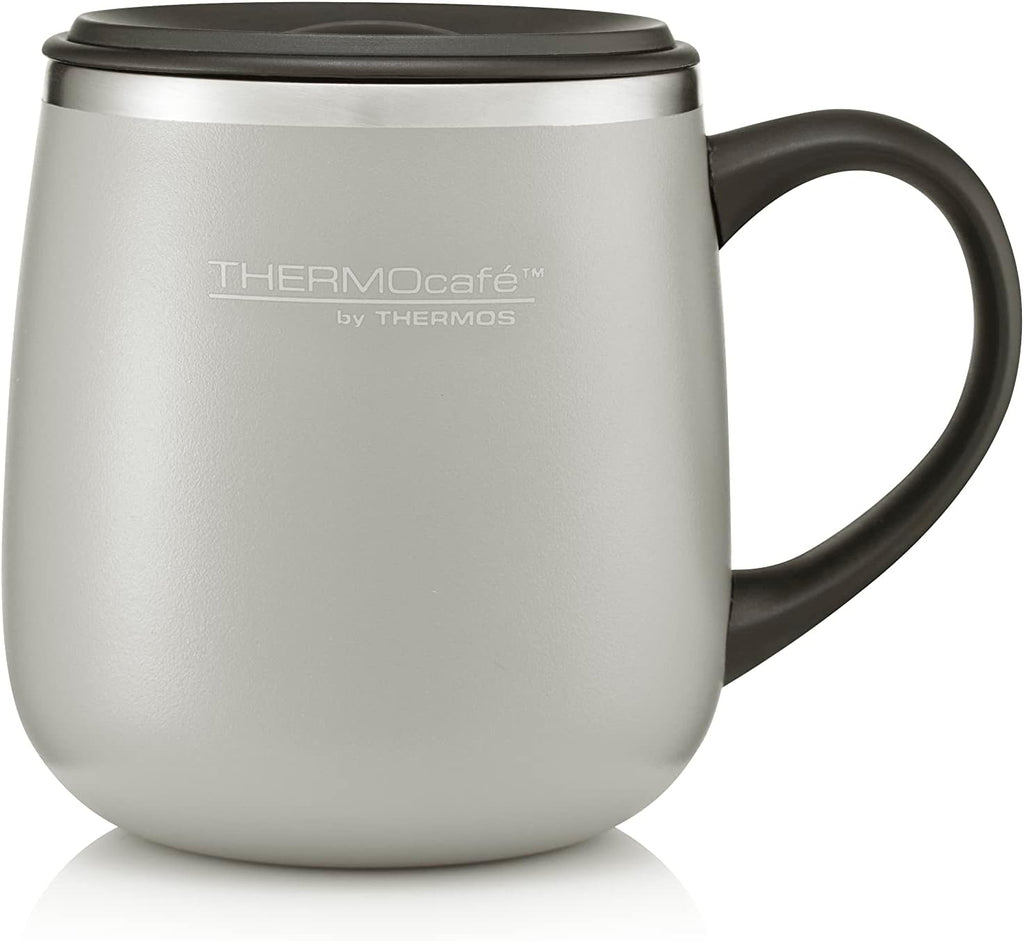Thermos Translucent Insulated Desk Mug - 280ml Silver