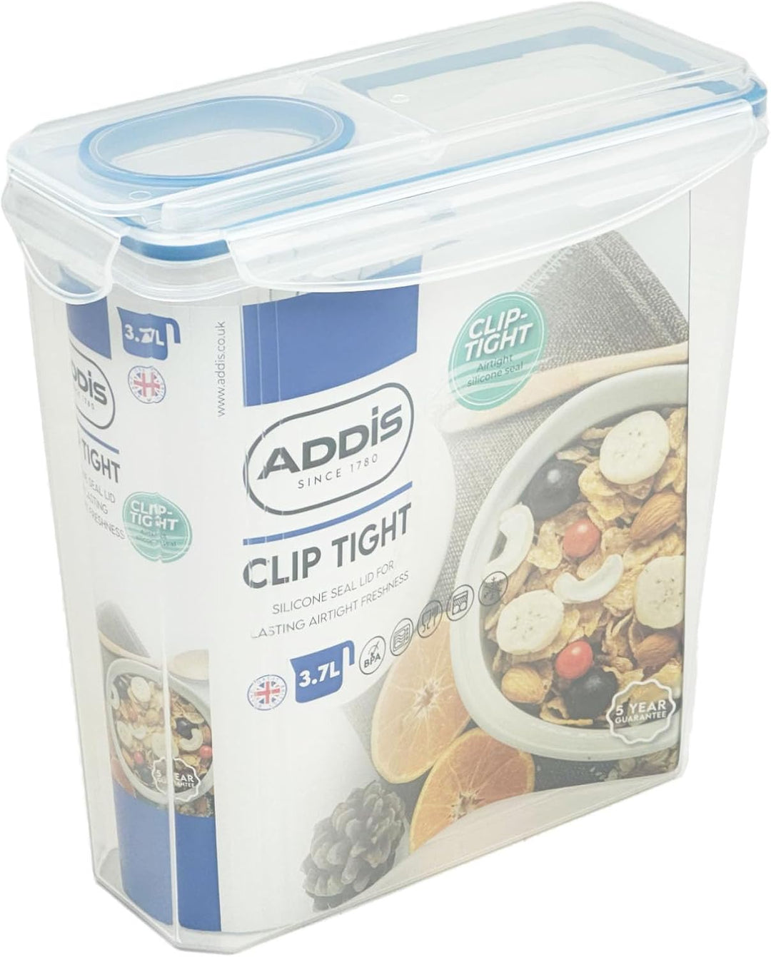 Addis Clip Tight 3.7Ltr Cereal Container