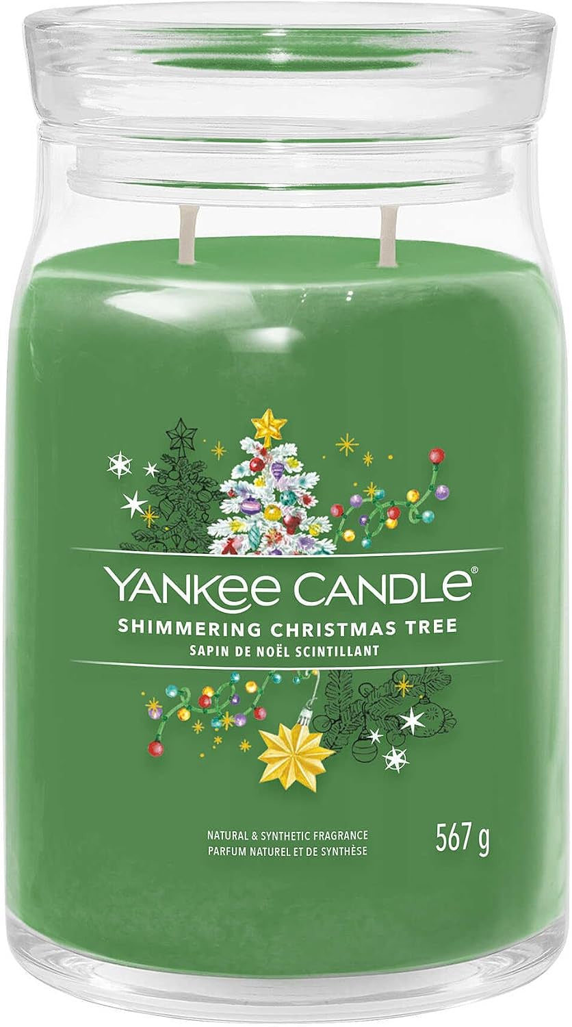 Yankee Candle Shimmering Christmas Tree Large Jar