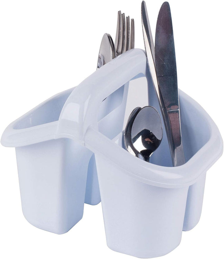 Beldray 4 Compartment Cutlery Drainer / Desk Tidy White