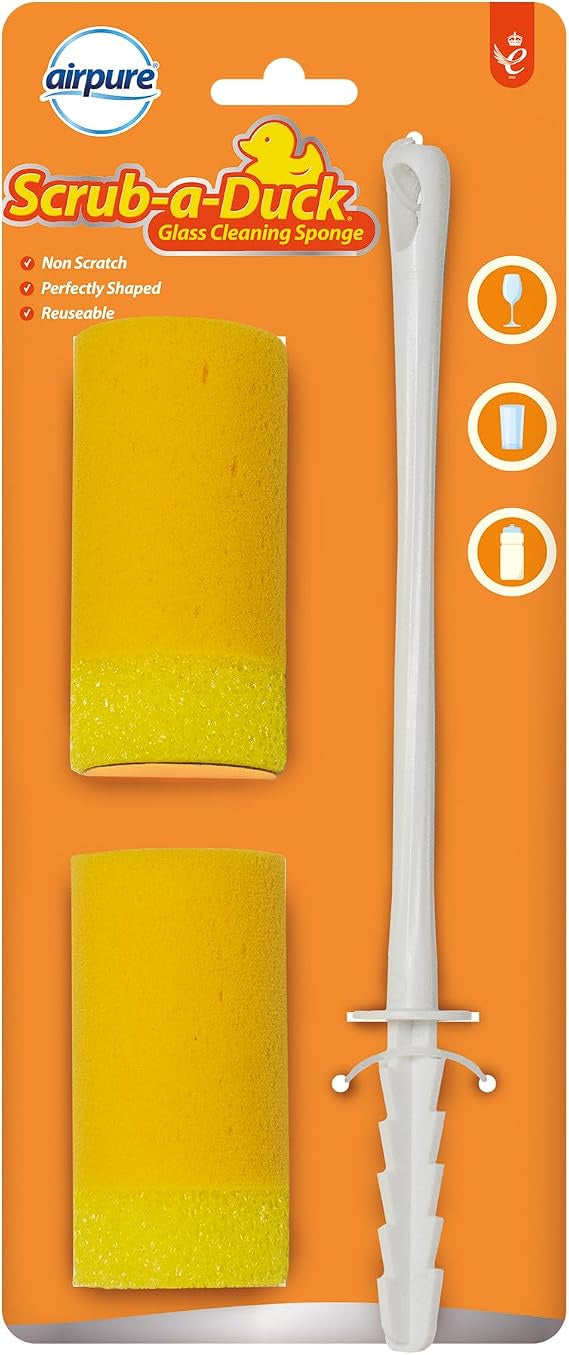 Scrub-a-Duck Glass Cleaning Sponge