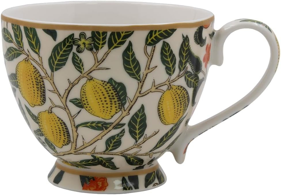 William Morris Fruits Footed Mug Gift Boxed