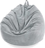 Corduroy Bean Bag Chair Grey