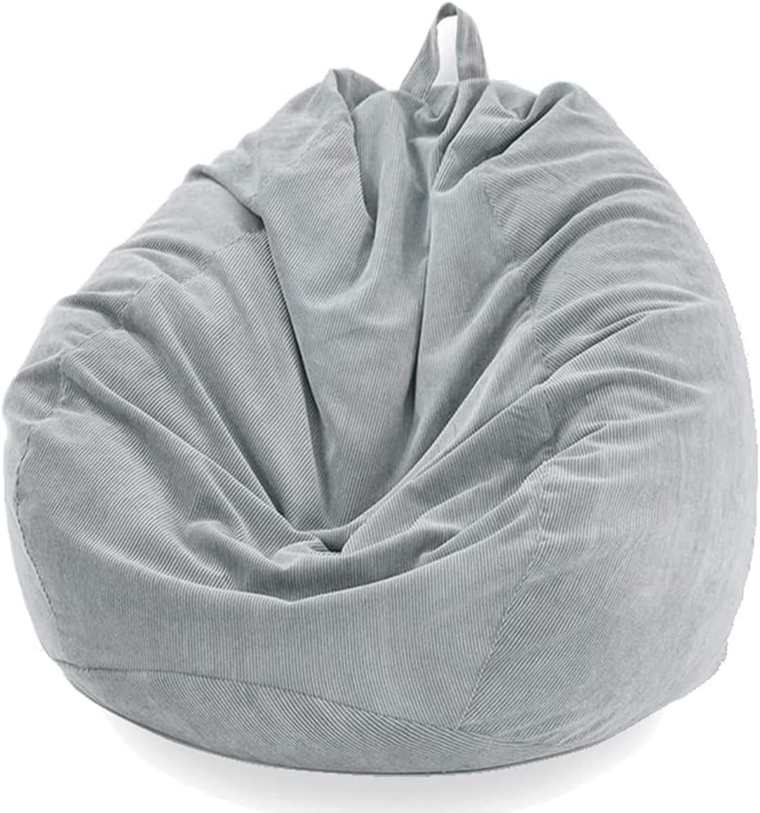 Corduroy Bean Bag Chair Grey