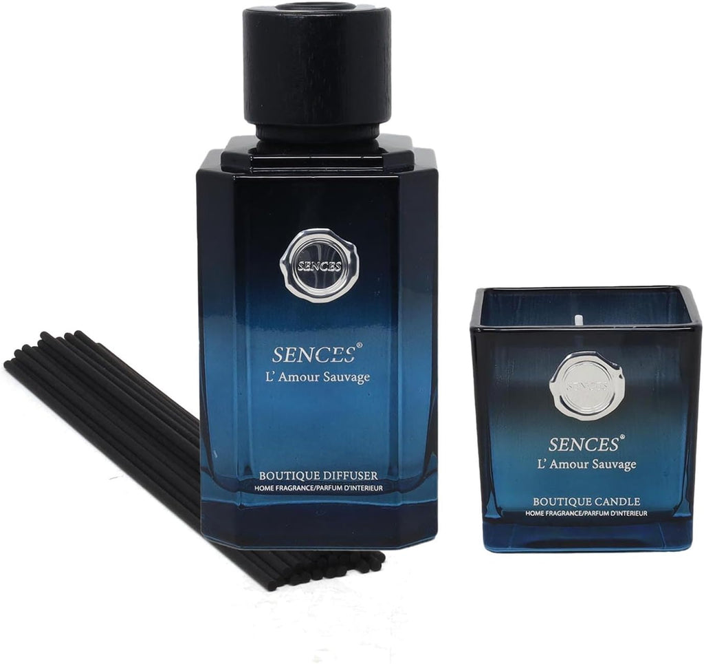 Baltus Reed Diffuser & Scented Candle Gift Set - L'Amour Sauvage