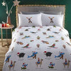 Kids Santa Paws Duvet Cover Set Single