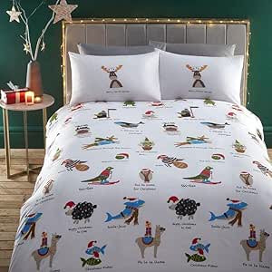 Kids Santa Paws Duvet Cover Set Single