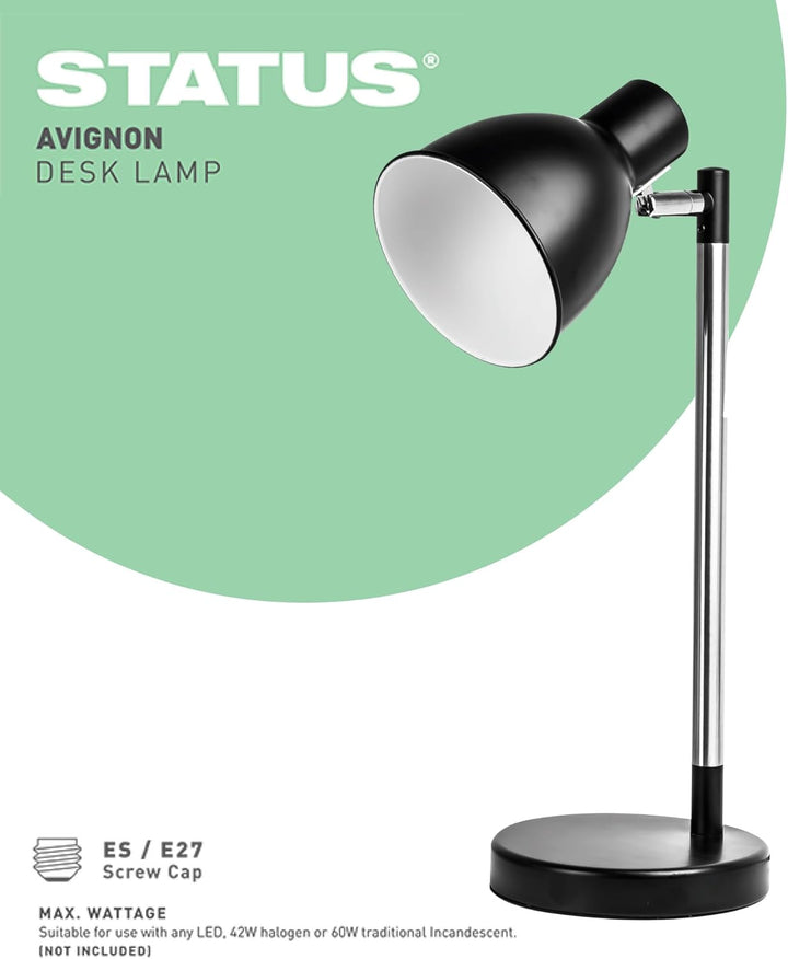 Avignon Desk Lamp Nickle