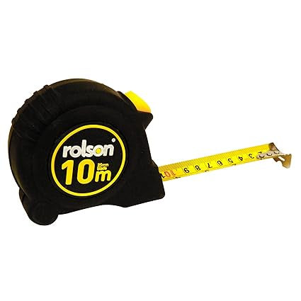 Rolson 10 m x 25 mm Tape Measure