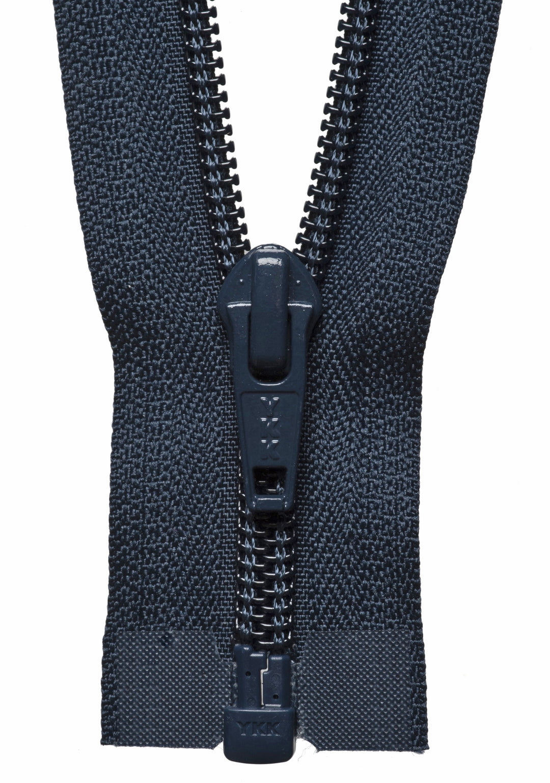 Nylon Open-End Zip: 46cm: Dark Navy