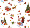 Wipeclean Xmas Table Cloth 140cm/54in By The Metre 638-01