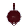 Salter Chester 26cm Cast Iron Frying Pan - Red Enamel Coated
