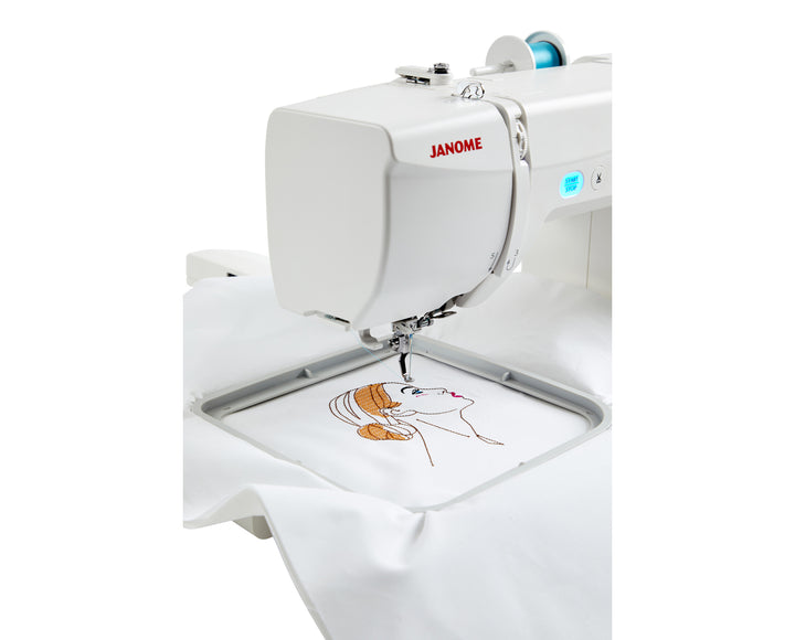 Janome Memory Craft 100E embroidery machine