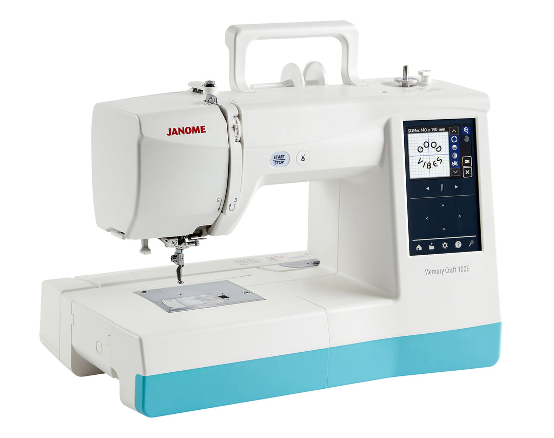 Janome Memory Craft 100E embroidery machine