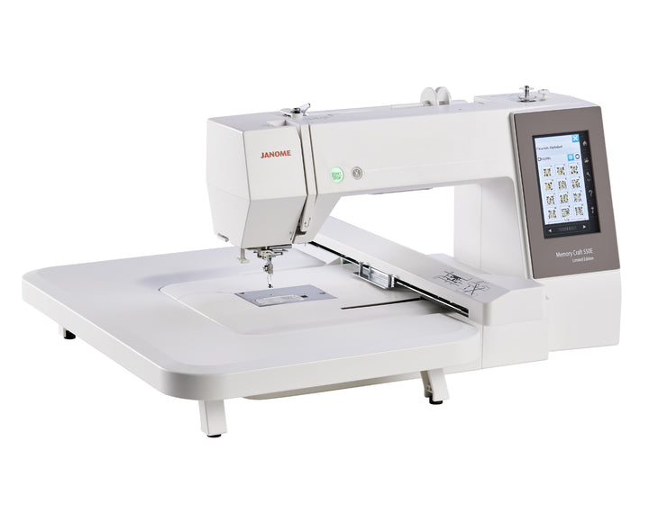 Janome Memory Craft 550E Limited Edition embroidery machine