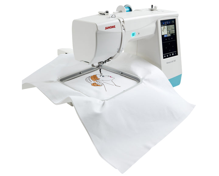 Janome Memory Craft 100E embroidery machine