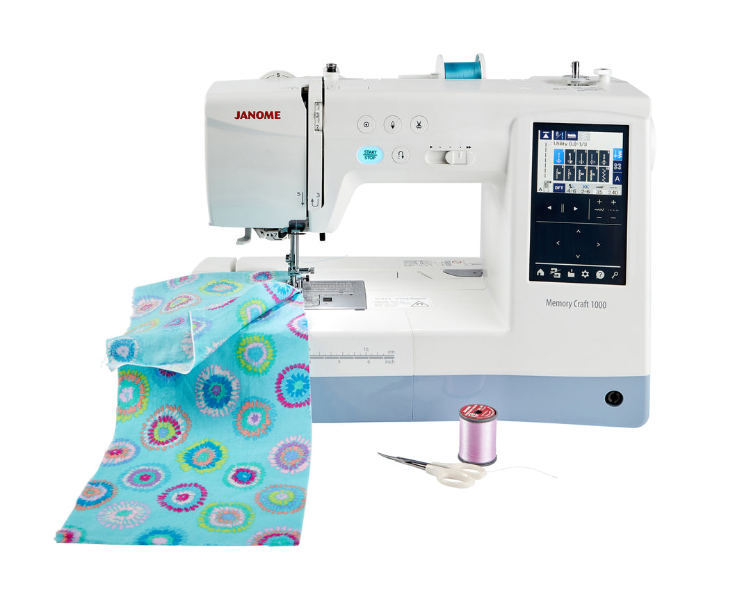 Janome Memory Craft 1000 sewing and embroidery machine