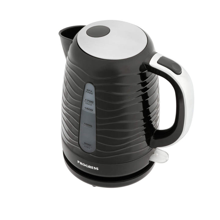 Progress Wave Textured 1.7L Kettle Black