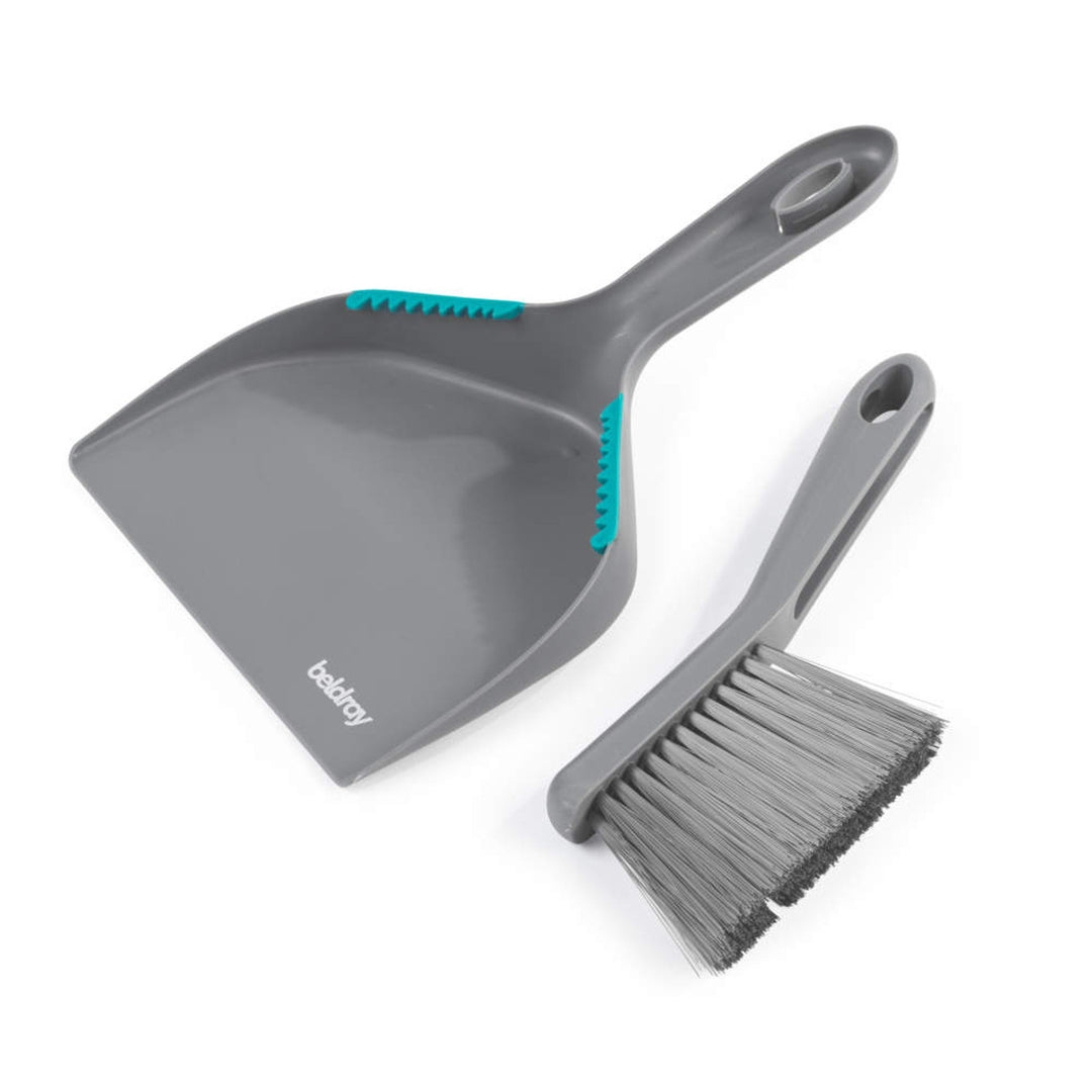Beldray Antibac Compact Countertop Dustpan & Brush Set