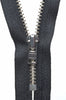 Metal Trouser Zip: 18cm: Black
