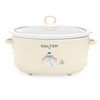 Salter Retro 6.5L Slow Cooker - Cream