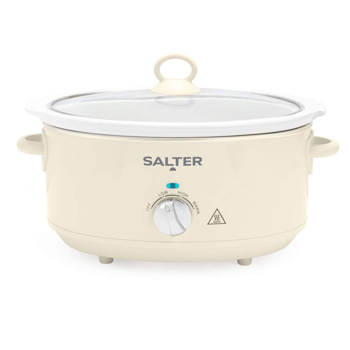 Salter Retro 6.5L Slow Cooker - Cream