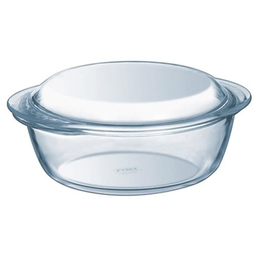 Pyrex Round Casserole Dish 2.1Ltr with Lid