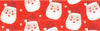 Ribbon: Santa Claus: 25mm: Red Sold By The Metre