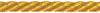 Ribbon: Barley Cord Twist: 5mm: Gold Sold By The Metre