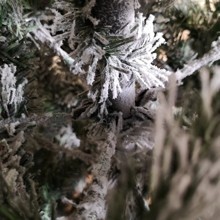 Premier Woodcote Flocked Spruce 1.2m Artificial Xmas Tree