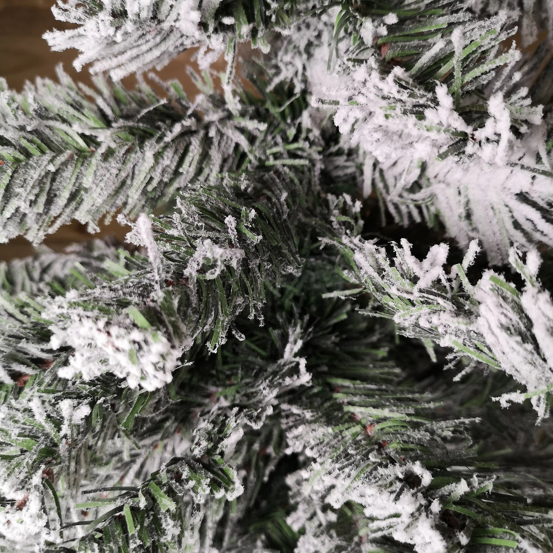 Premier Woodcote Flocked Spruce 1.2m Artificial Xmas Tree