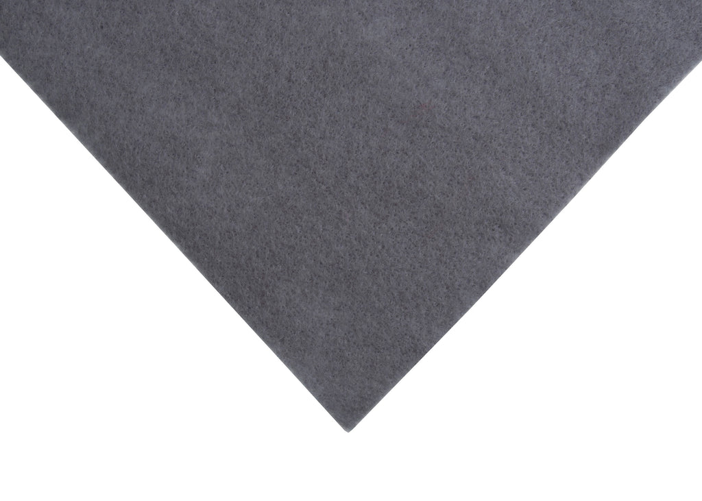 Felt: Wool and Viscose: Squares: 60 x 60cm: Steel Grey