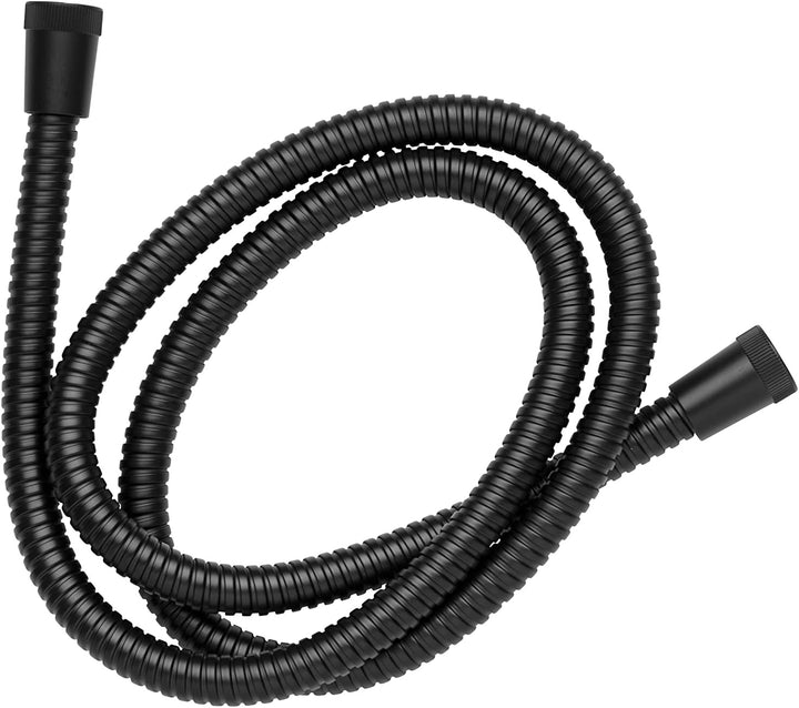 Croydex 1.75m Stainless Steel Hose Matt Black