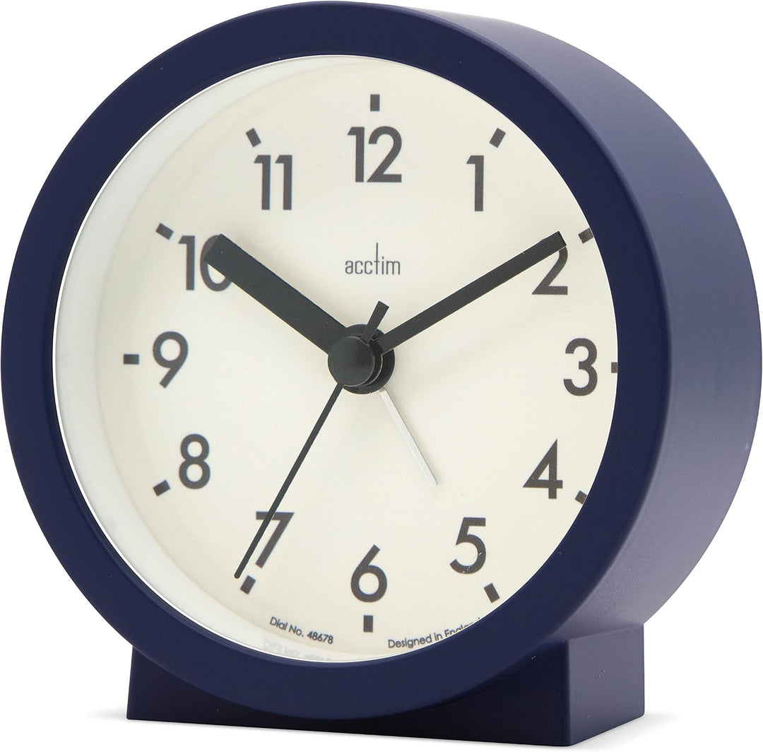 Acctim Gaby Small Alarm Clock Navy