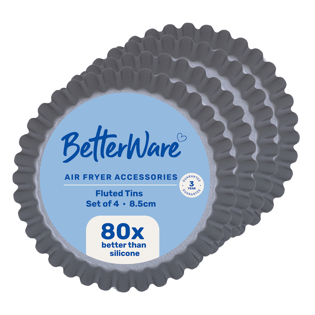 Betterware  Set 4 Fluted Round