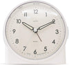 Acctim Arlo Non-Ticking Alarm Clock White 16372