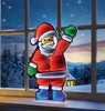 Premier 60cm Standing Christmas Waving Santa Infinity Mirror