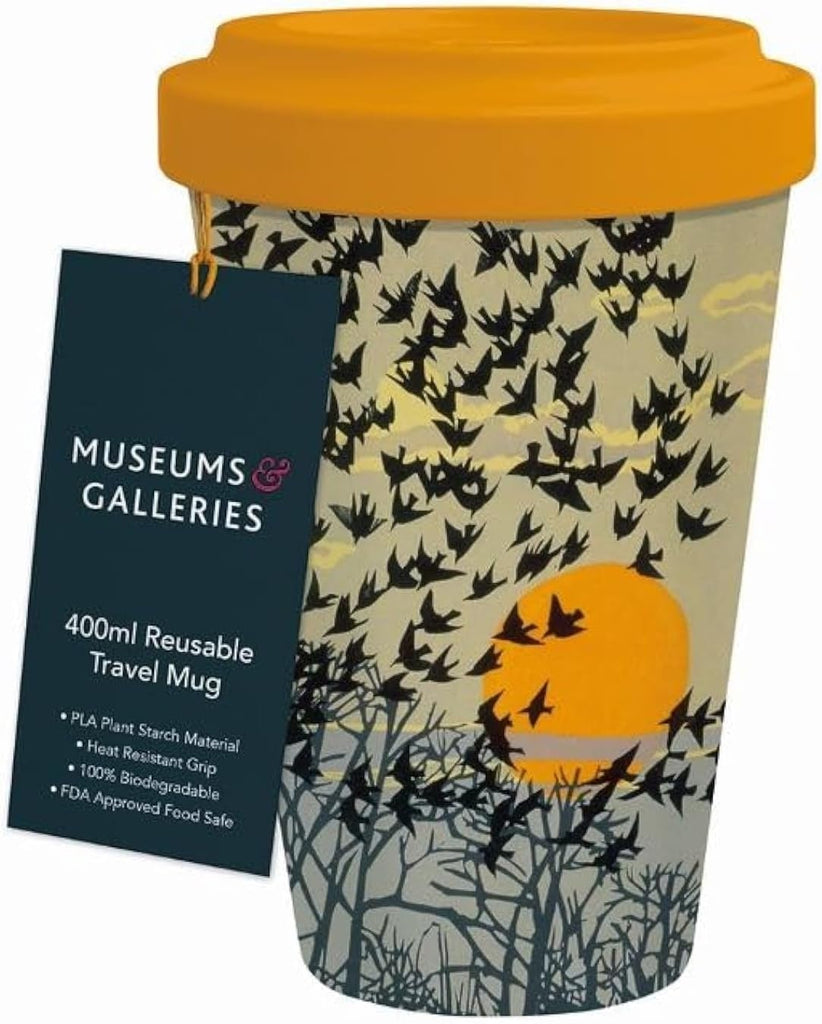 Museums & Galleries 400ml Reusable Travel Mug - Aerial Manoeuvres Scenic Design