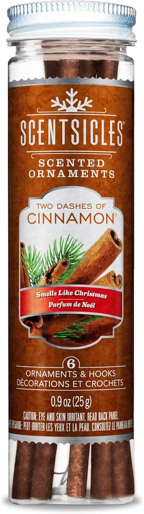 Scentsicles Christmas Scent Sticks - Pack of 6 - Two Dashes of Cinnamon