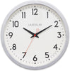 Lascelles Oldbury 36cm Chrome Sweep Wall Clock