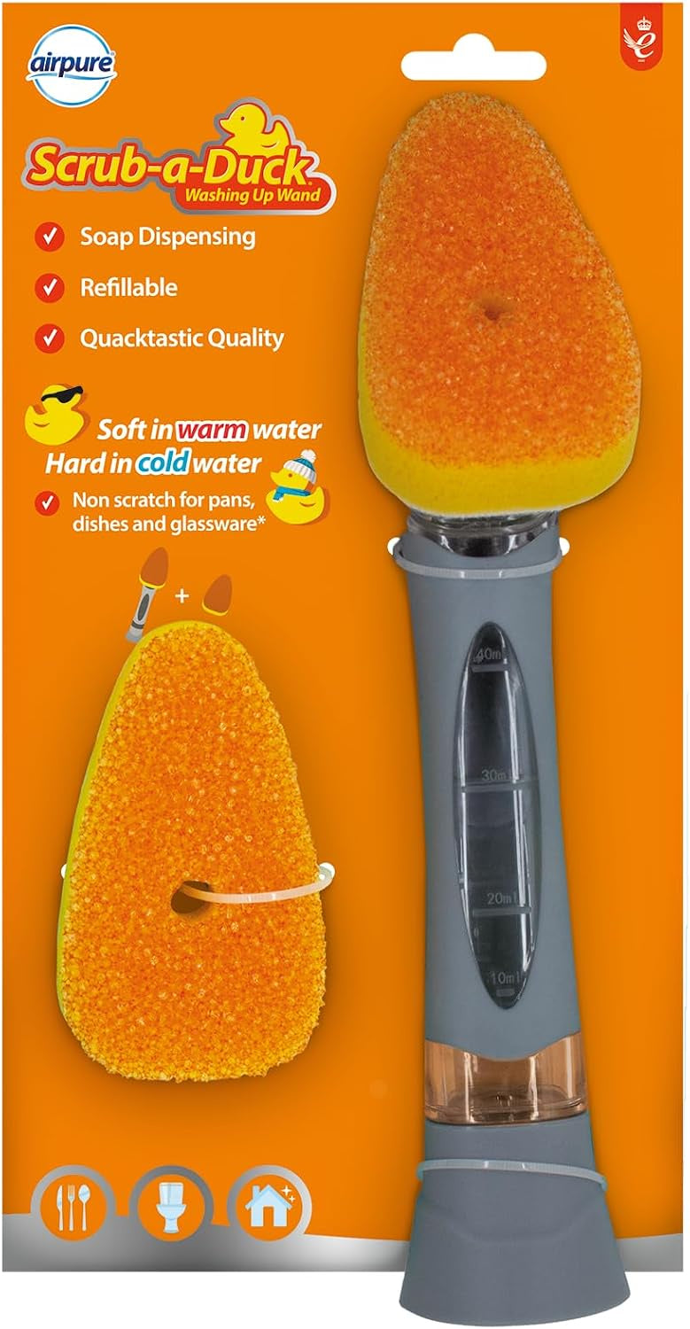 Scrub-a-Duck Soap-Dispensing Washing Up Wand