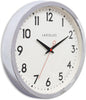 Lascelles Oldbury 36cm Chrome Sweep Wall Clock