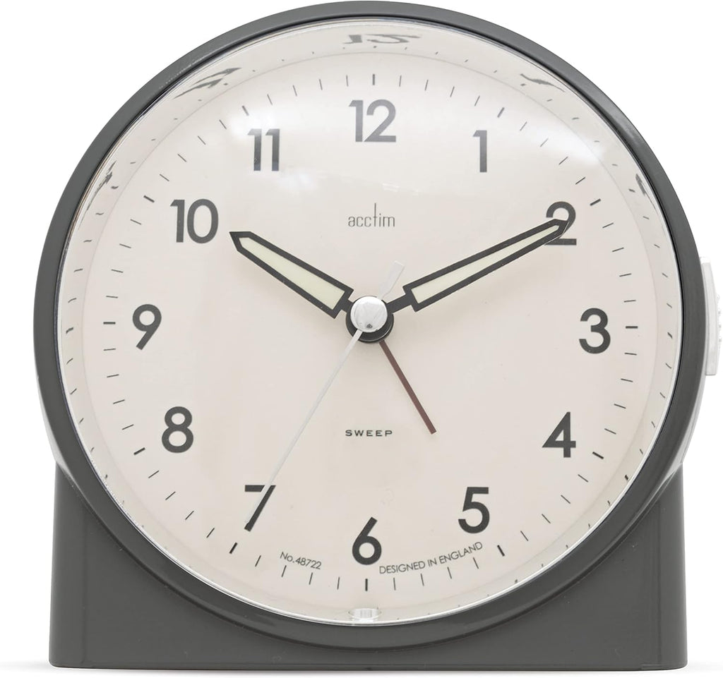 Acctim Arlo Non-Ticking Alarm Clock London Sky 16377*