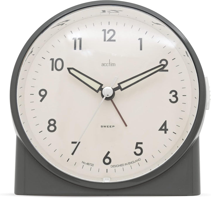Acctim Arlo Non-Ticking Alarm Clock London Sky 16377*