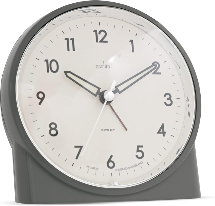 Acctim Arlo Non-Ticking Alarm Clock London Sky 16377*