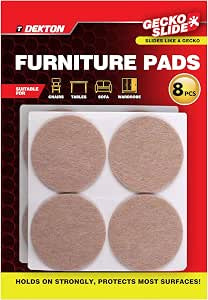 Dekton Felt Furniture Pads - Pack of 8